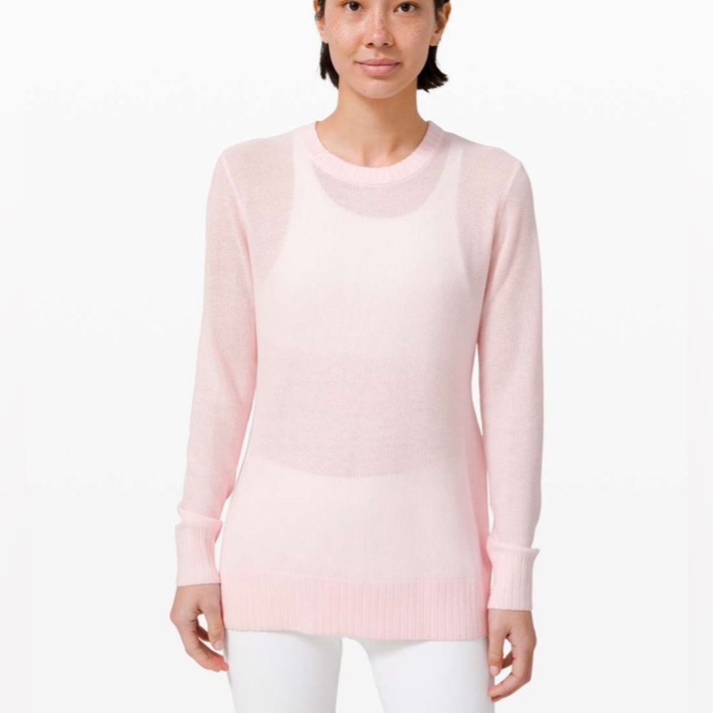 Lululemon-Sincerely Yours Sweater-Pink Glow-NWT